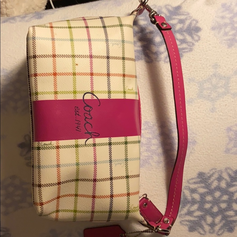 Adorable small spring Coach bag